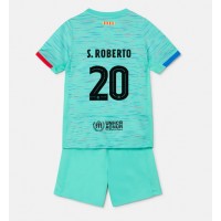 Barcelona Sergi Roberto #20 Tredje Tröja Barn 2023-24 Kortärmad (+ Korta byxor)